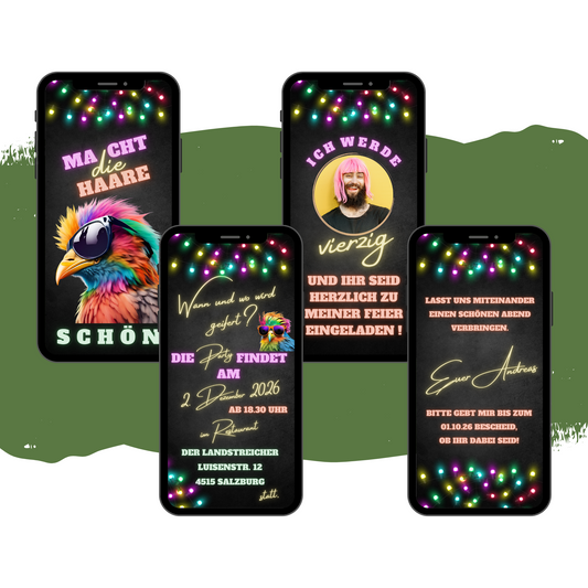 eCARD - Lustige Einladungskarte Geburtstag