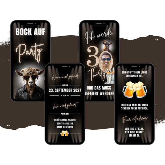 eCARD - Lustige Einladungskarte Geburtstag