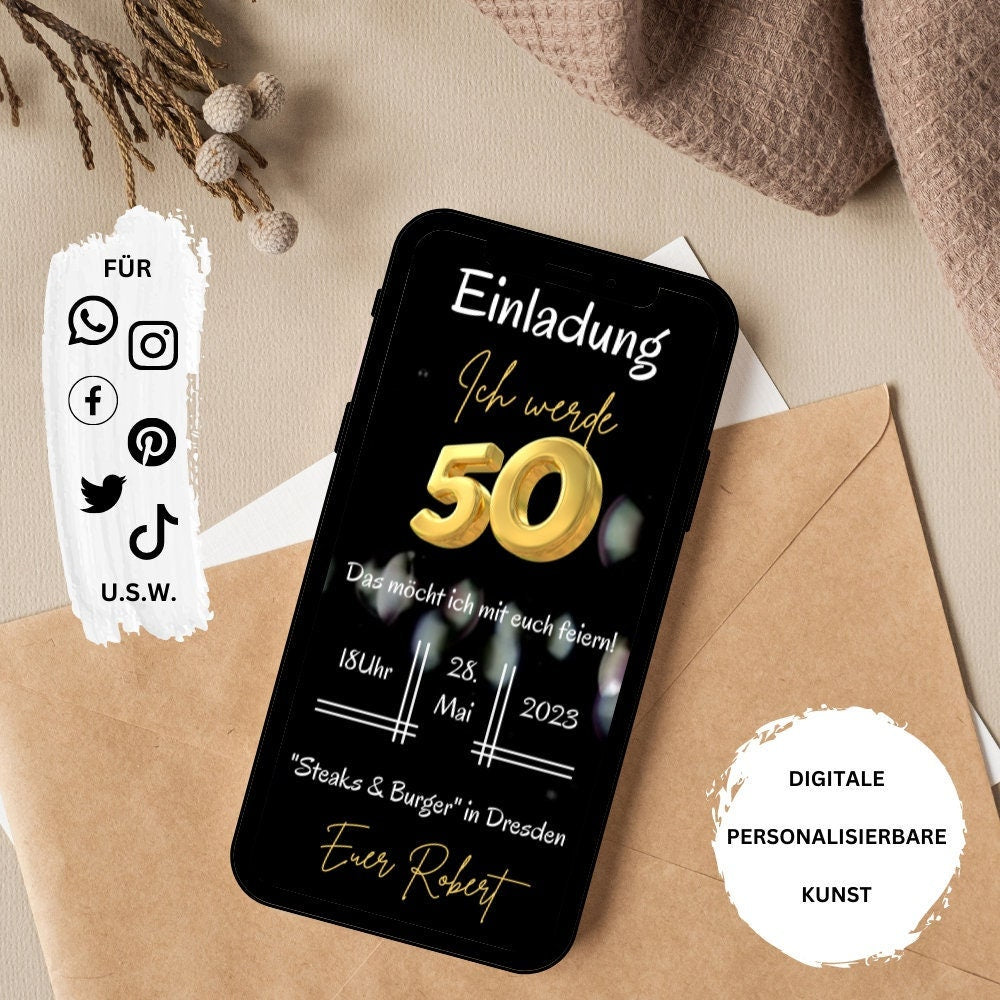 eCARD - Animierte Einladungskarte Geburtstag - eCARD4you