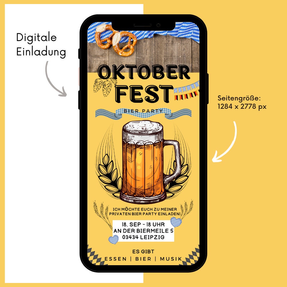 eCARD - Bier Party Wiesn Oktoberfest Einladung - eCARD4you