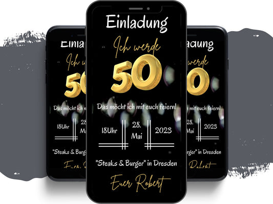 eCARD - Animierte Einladungskarte Geburtstag - eCARD4you