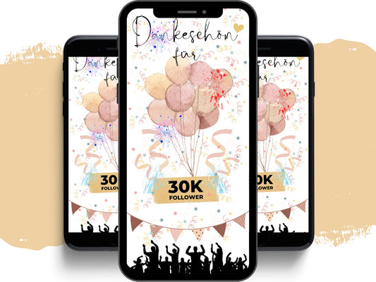 eCARD - Followers Mitglieder Danksagung - eCARD4you