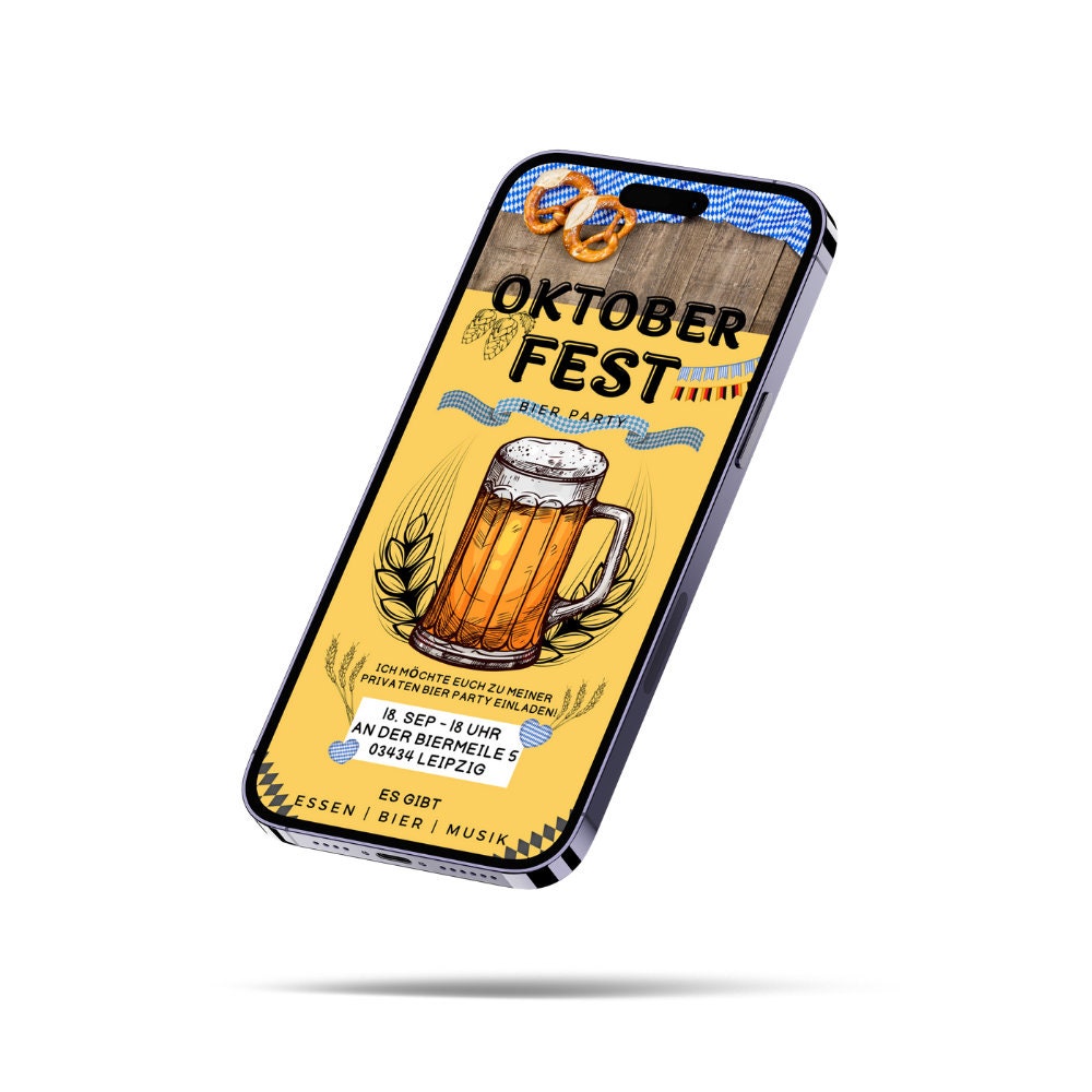 eCARD - Bier Party Wiesn Oktoberfest Einladung - eCARD4you