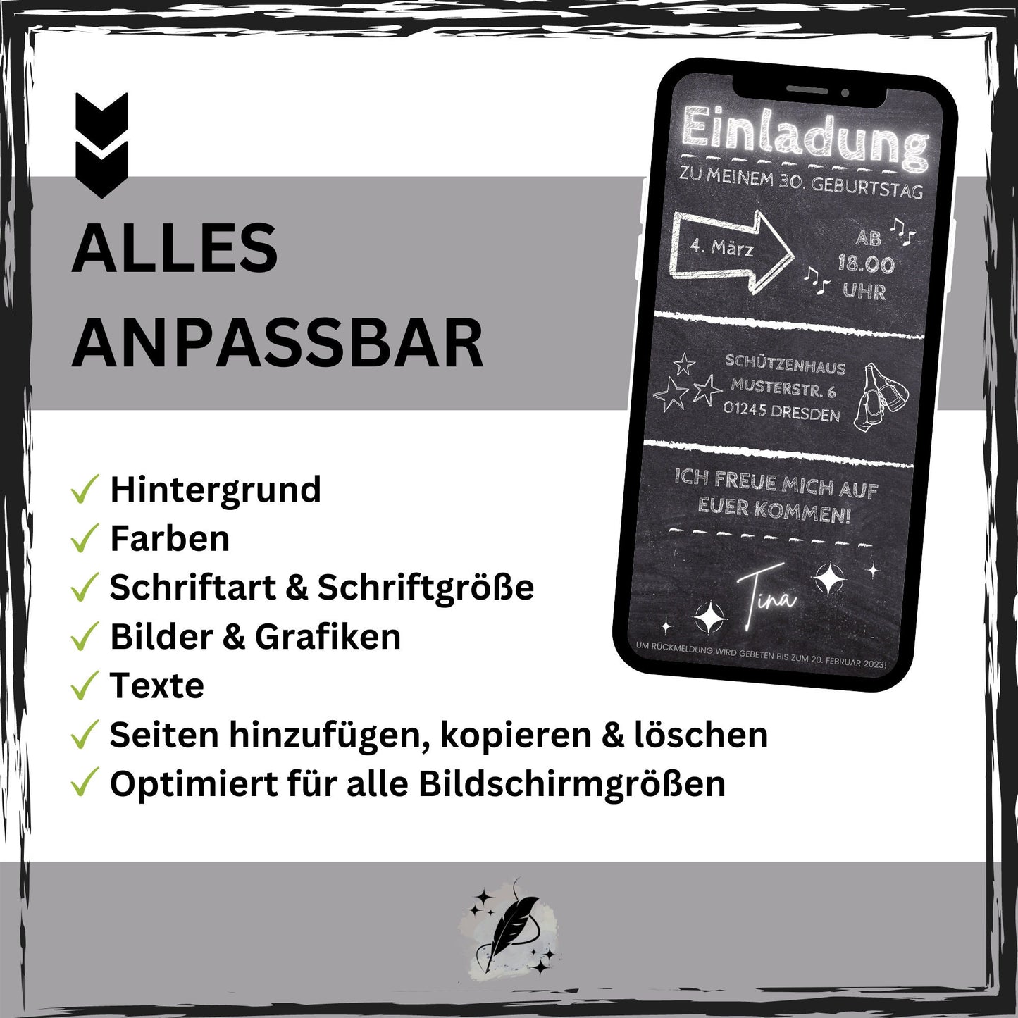 eCARD - Animierte Einladungskarte Geburtstag - eCARD4you