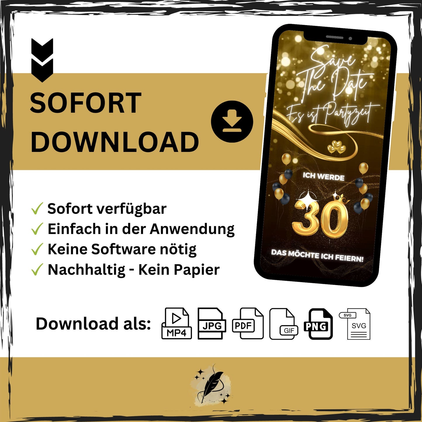 eCARD - Animierte Einladungskarte Geburtstag - eCARD4you