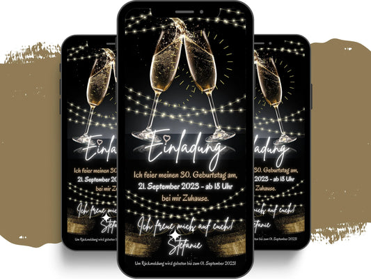 eCARD - Animierte Einladungskarte Geburtstag - eCARD4you