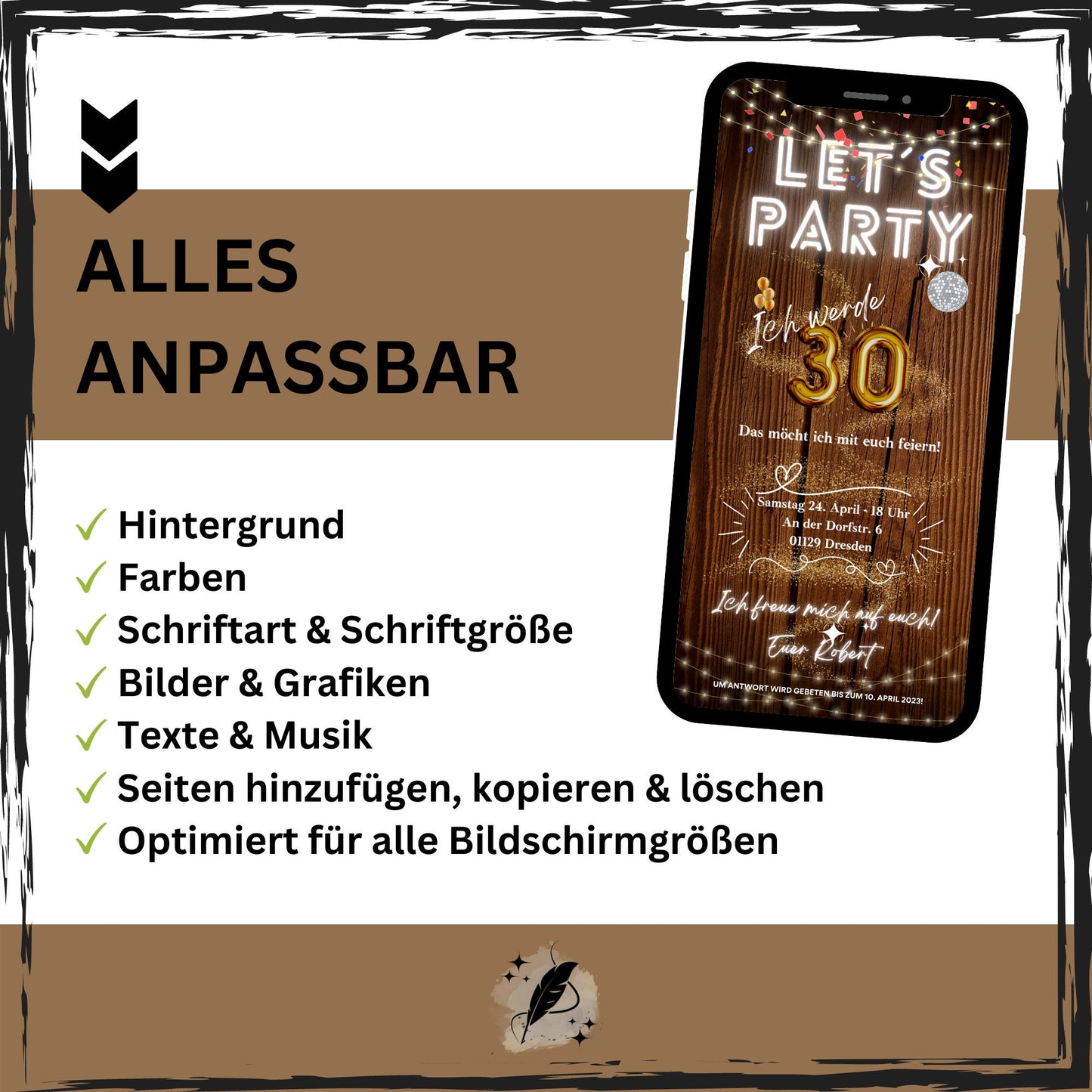 eCARD - Animierte Einladungskarte Geburtstag - eCARD4you