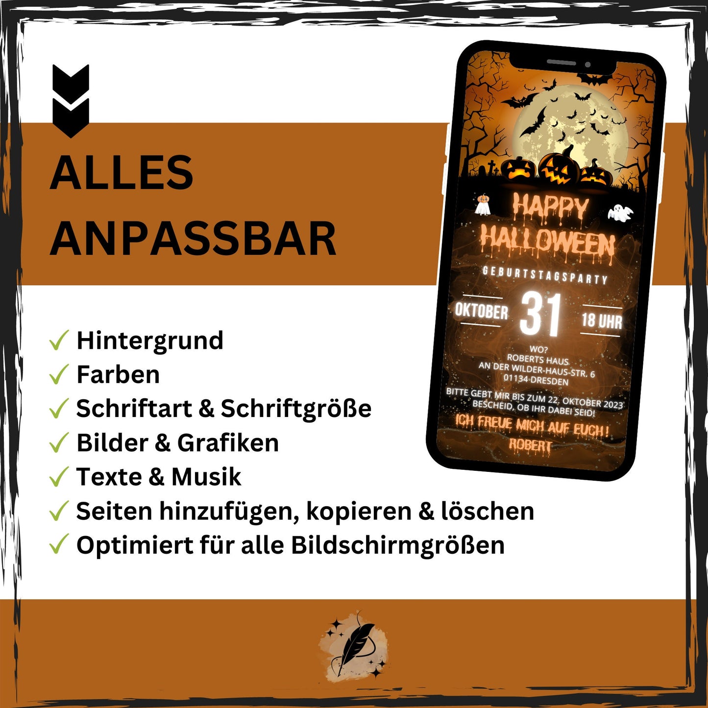 eCARD - Animierte Halloween Einladungskarte - eCARD4you