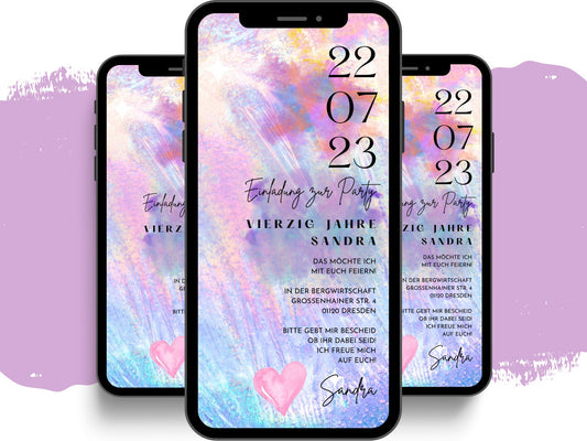 eCARD - Animierte Einladungskarte Geburtstag - eCARD4you