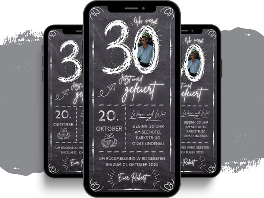 eCARD - Animierte Einladungskarte Geburtstag - eCARD4you