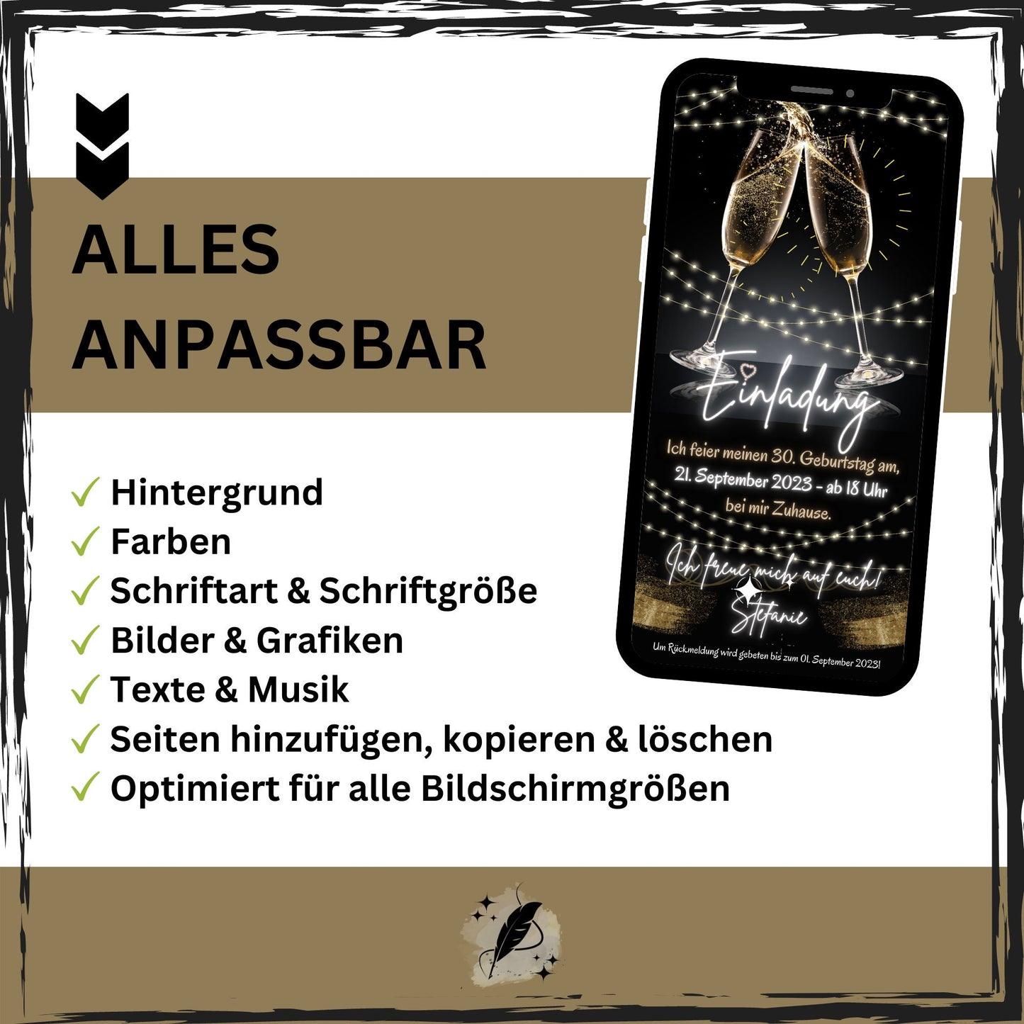 eCARD - Animierte Einladungskarte Geburtstag - eCARD4you