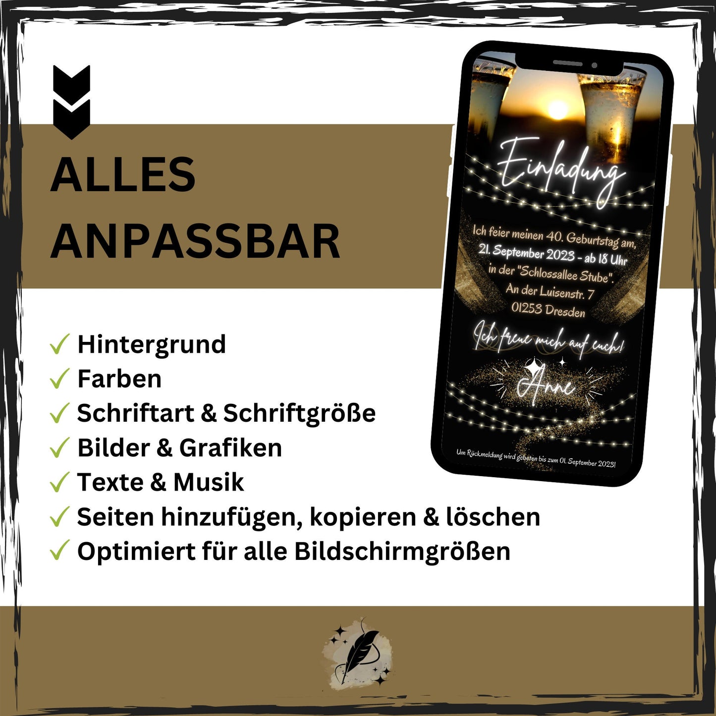 eCARD - Animierte Einladungskarte Geburtstag - eCARD4you