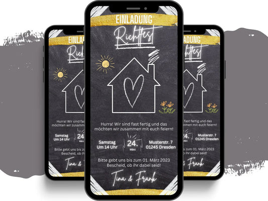 eCARD - Richtfest Hausbau Einladungskarte - eCARD4you