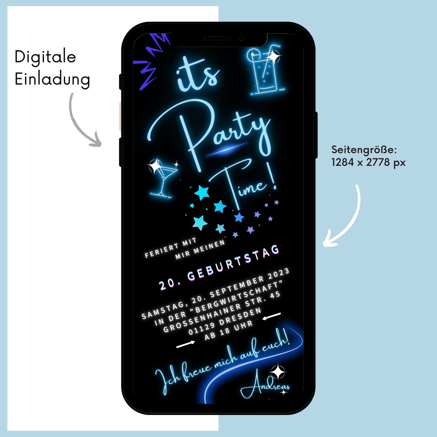 eCARD - Animierte Einladungskarte Geburtstag - eCARD4you