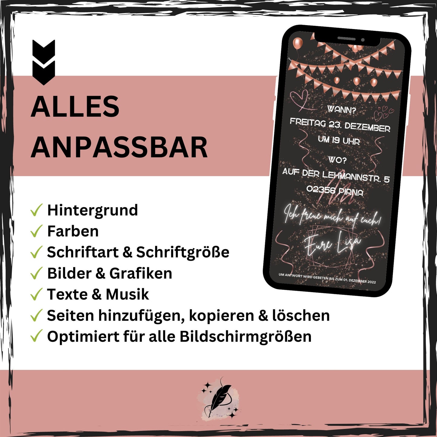 eCARD - Animierte Einladungskarte Geburtstag - eCARD4you
