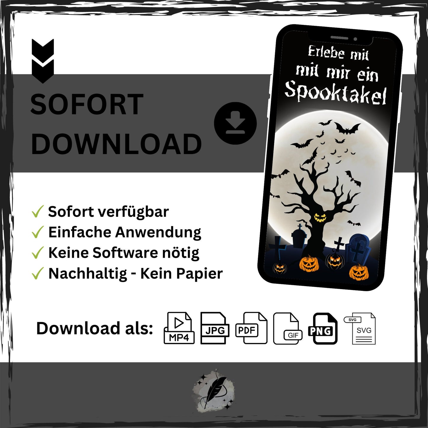 eCARD - Animierte Halloween Einladungskarte - eCARD4you