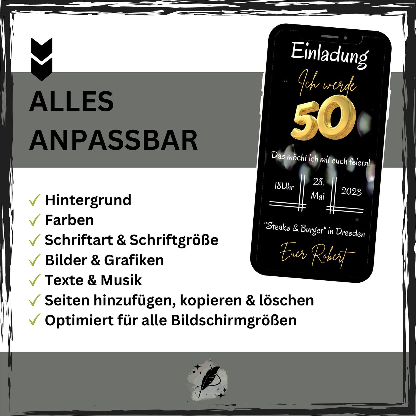 eCARD - Animierte Einladungskarte Geburtstag - eCARD4you