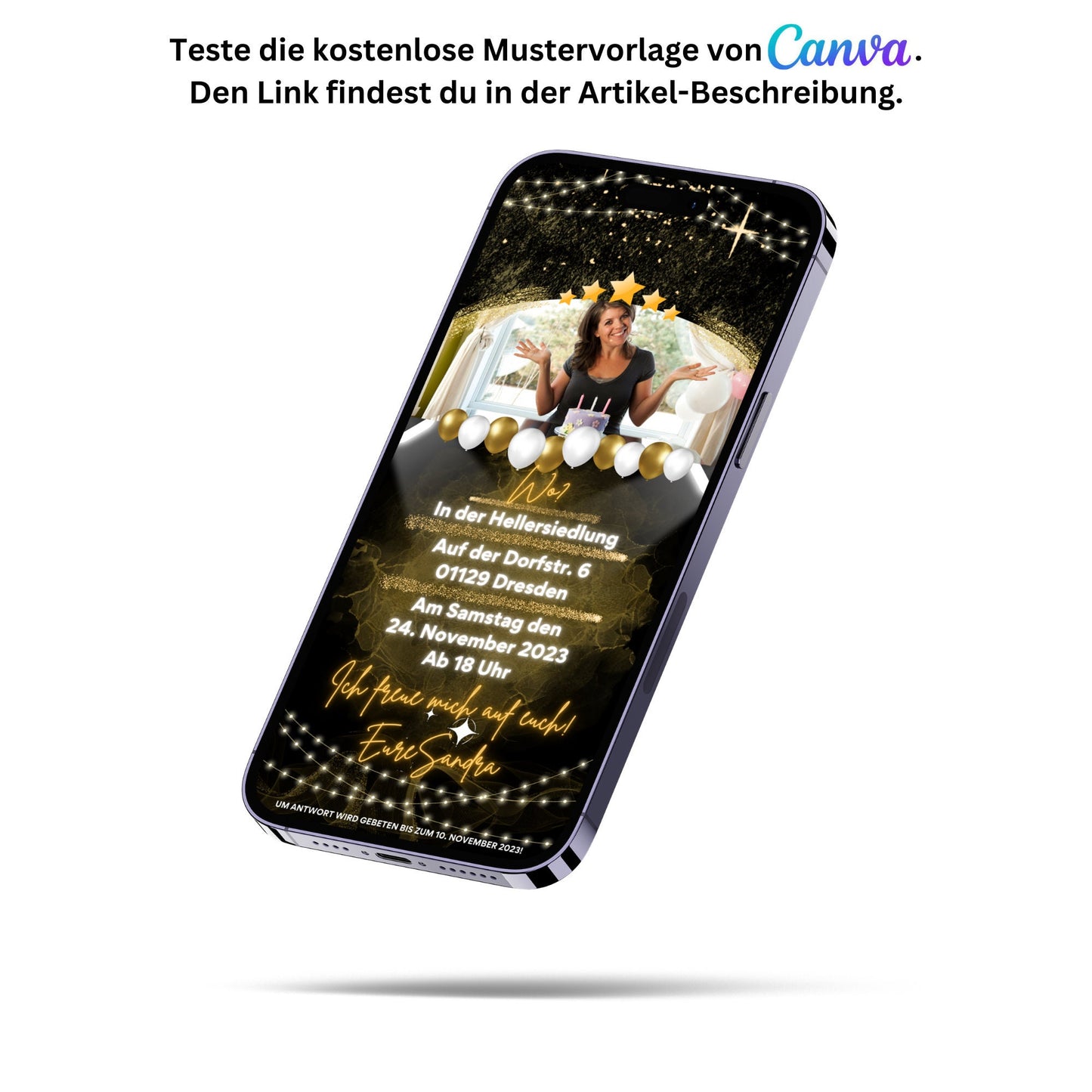eCARD - Animierte Einladungskarte Geburtstag - eCARD4you