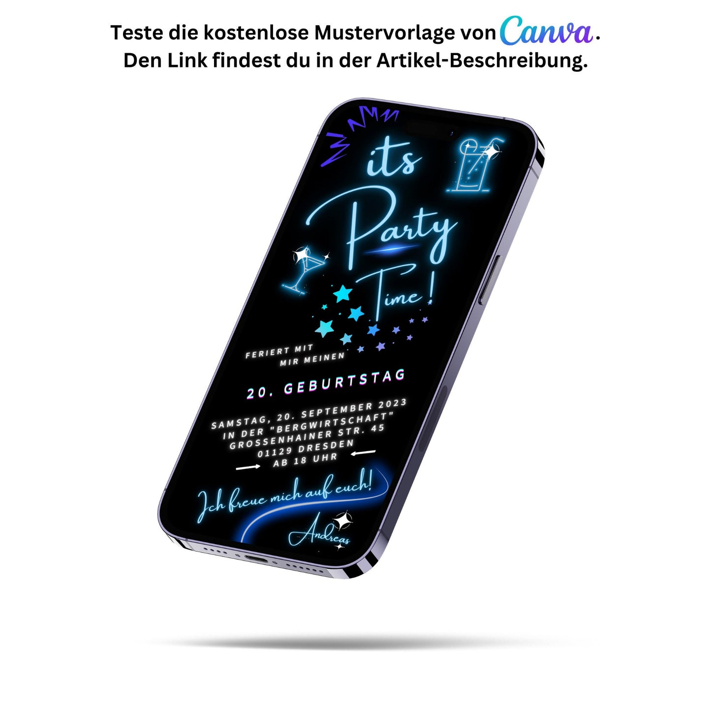 eCARD - Animierte Einladungskarte Geburtstag - eCARD4you