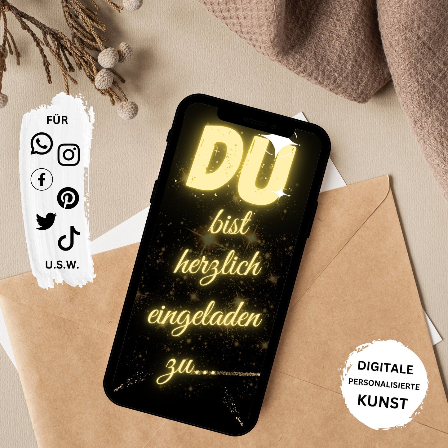 eCARD - Animierte Einladungskarte Geburtstag - eCARD4you