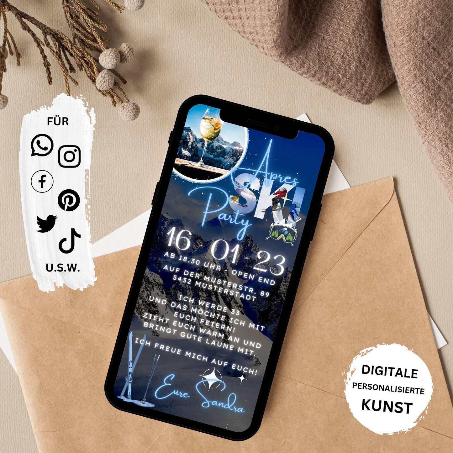 eCARD - Apres Ski Geburtstagseinladung - eCARD4you