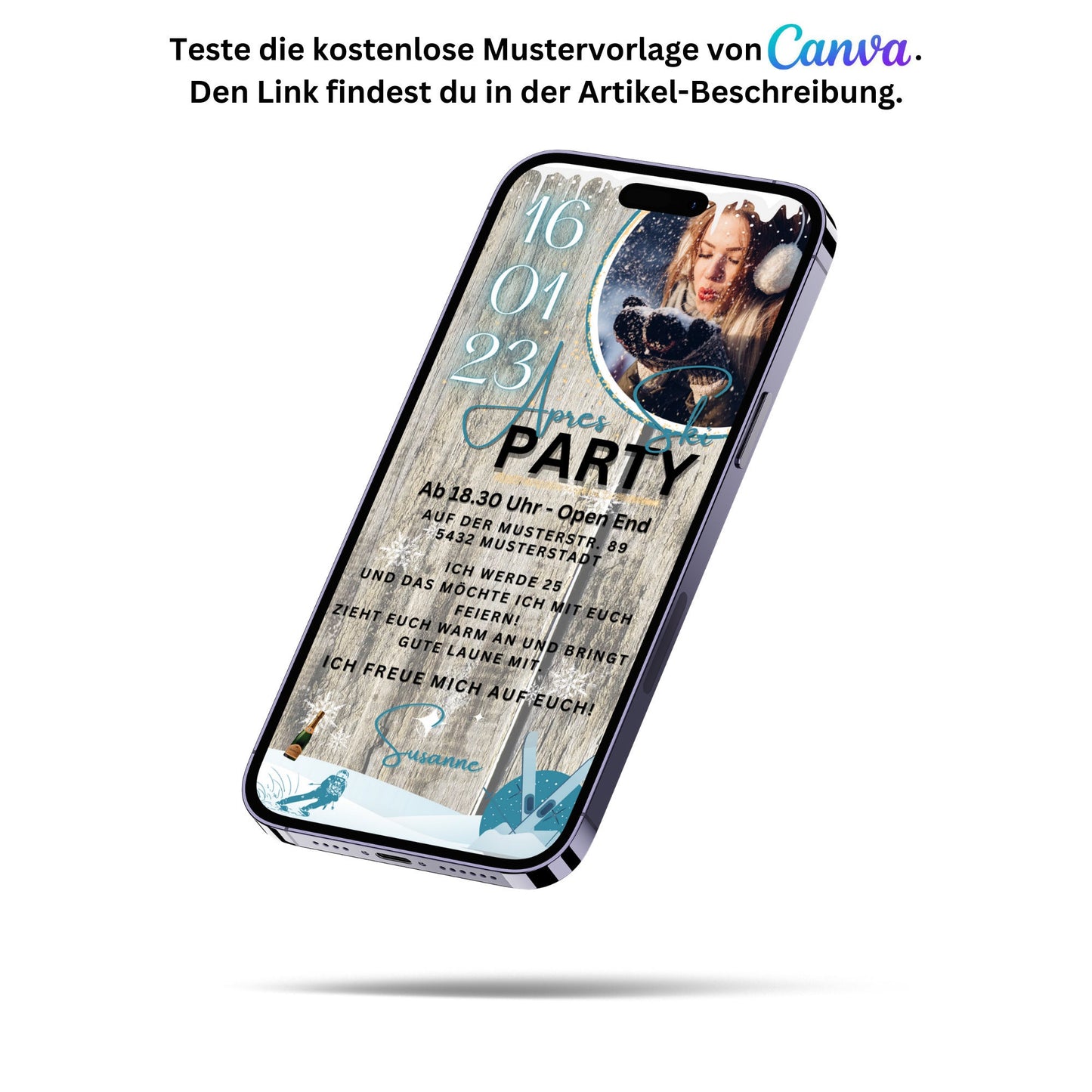 eCARD - Apres Ski Geburtstagseinladung - eCARD4you