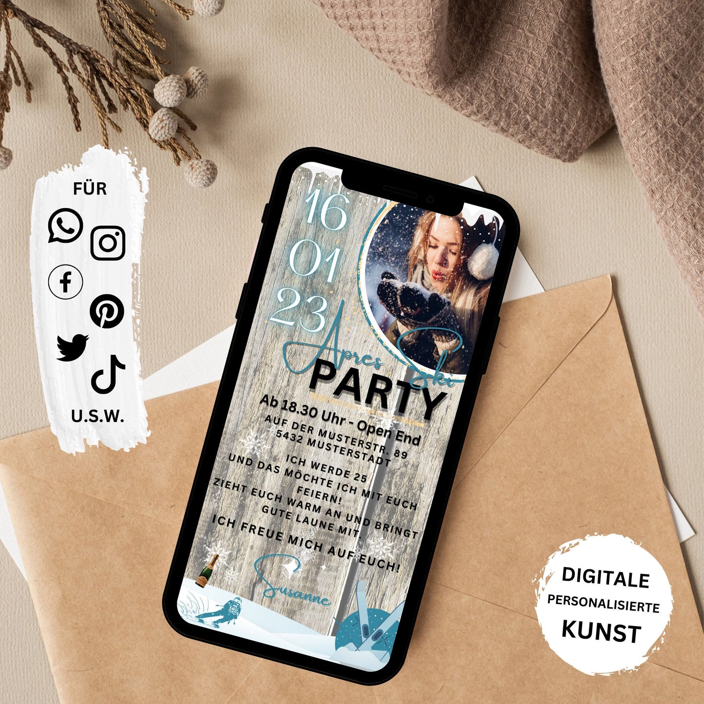 eCARD - Apres Ski Geburtstagseinladung - eCARD4you