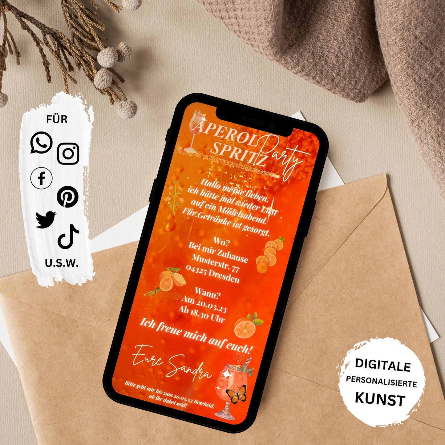 eCARD - Aperol Spritz Party Einladungskarte - eCARD4you