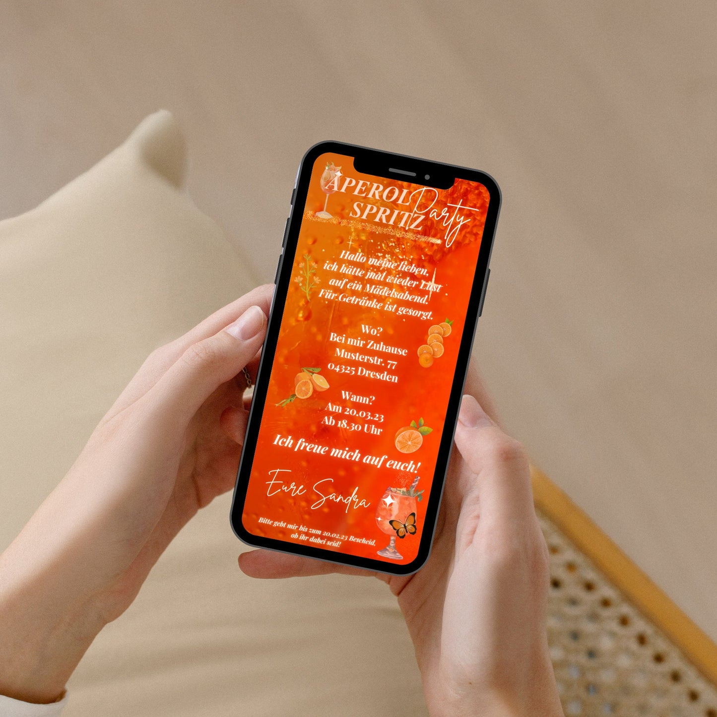 eCARD - Aperol Spritz Party Einladungskarte - eCARD4you