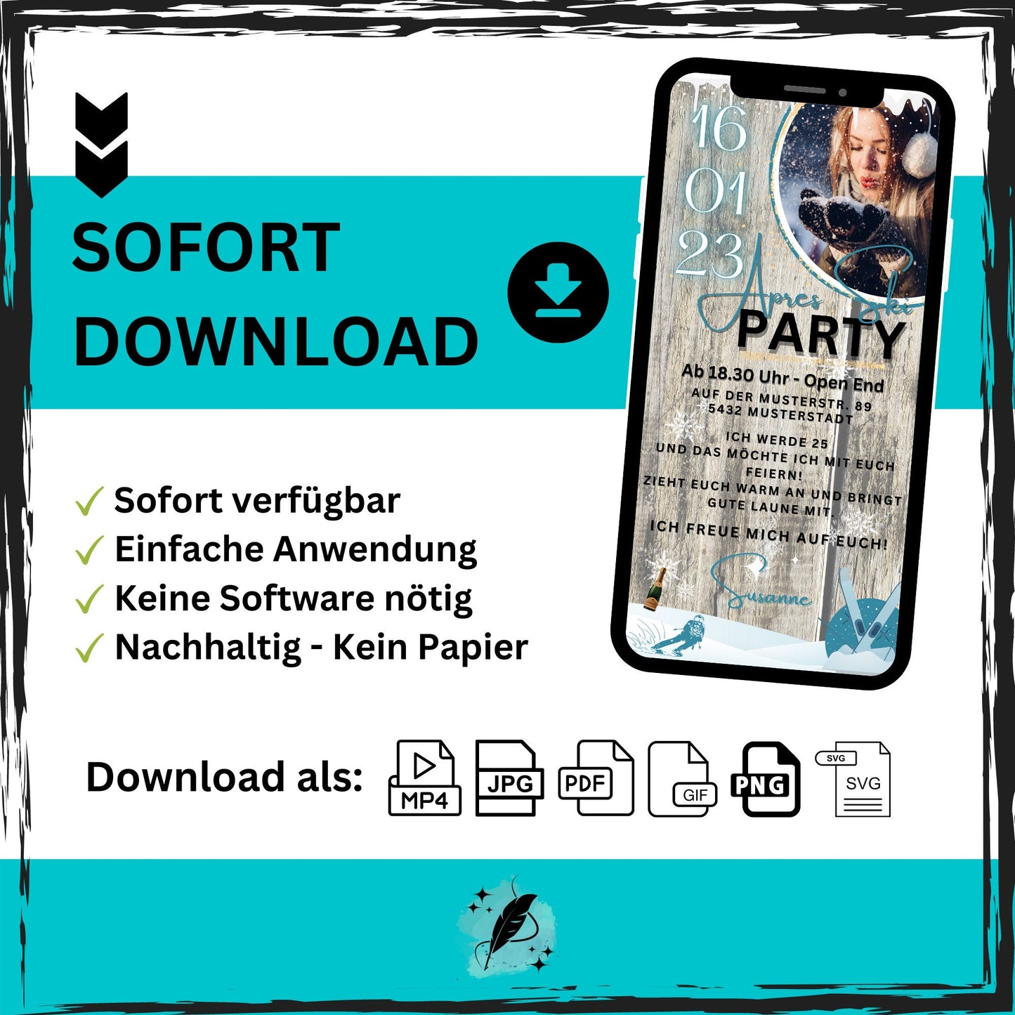 eCARD - Apres Ski Geburtstagseinladung - eCARD4you