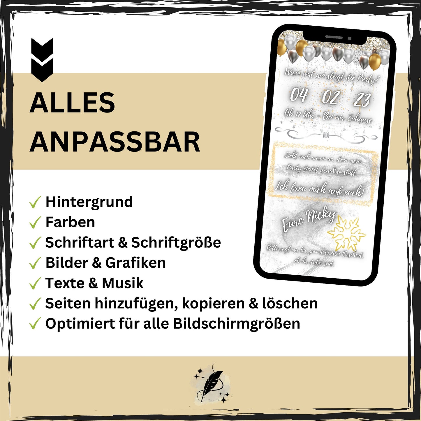 eCARD - Winter Geburtstagsparty Einladungskarte - eCARD4you