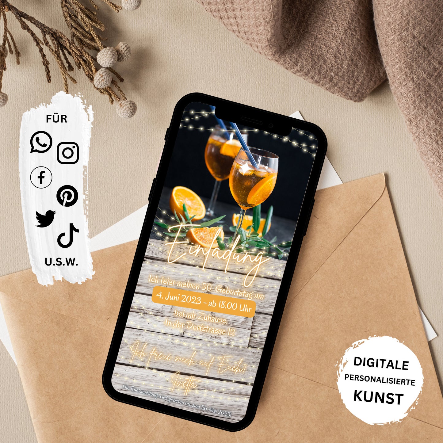 eCARD - Animierte Einladungskarte Geburtstag - eCARD4you