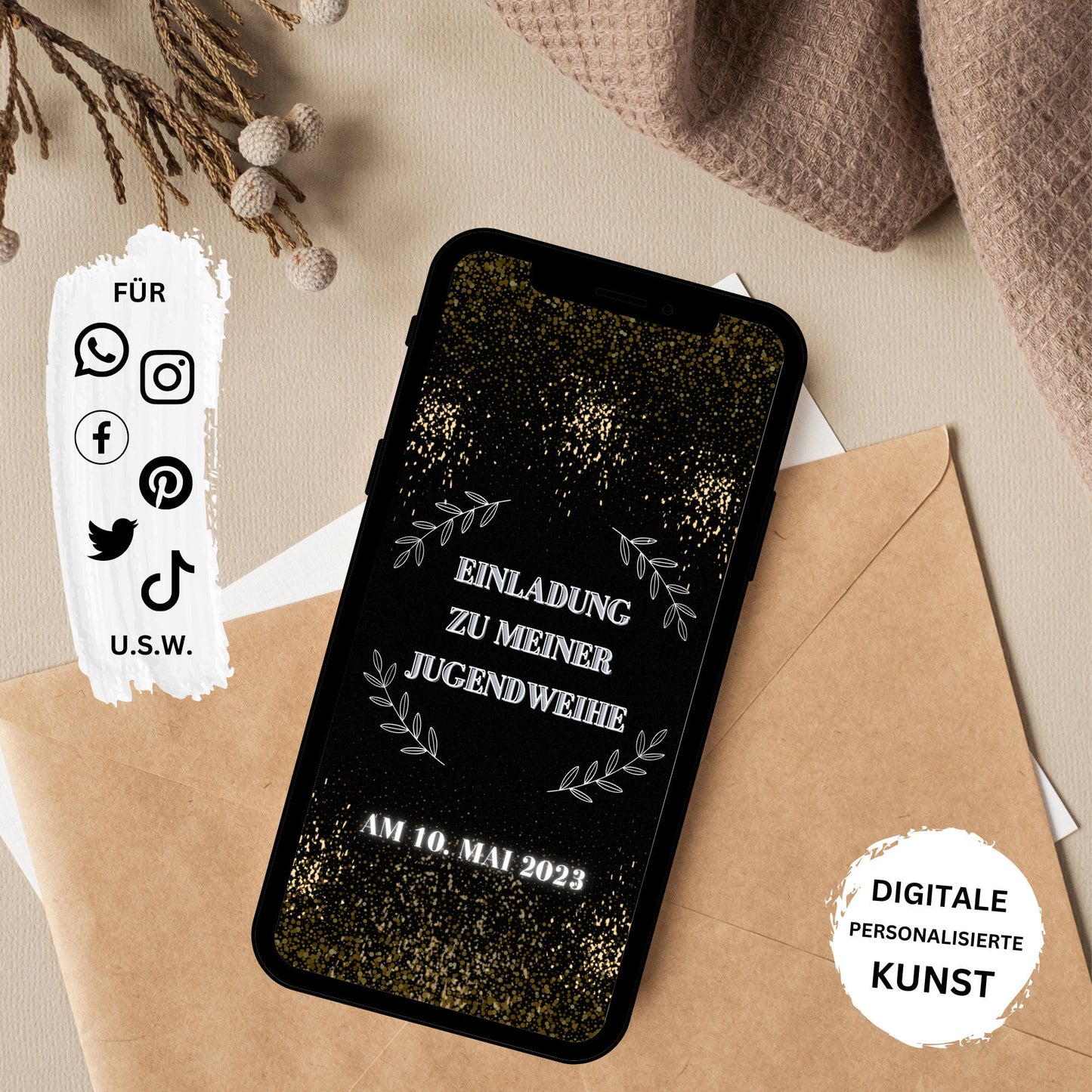 eCARD - Einladung Jugendweihe Konfirmation - eCARD4you