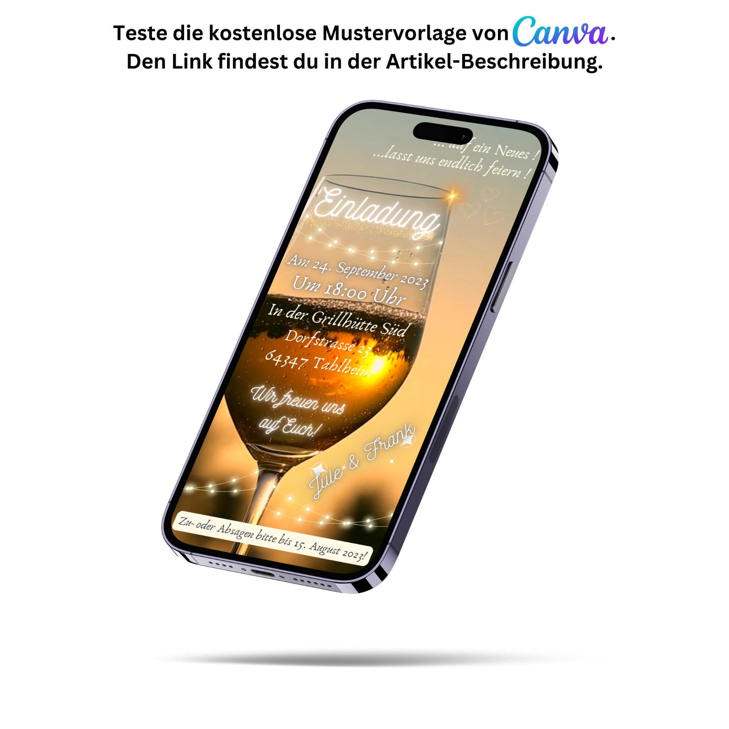 eCARD - Animierte Einladungskarte Geburtstag - eCARD4you