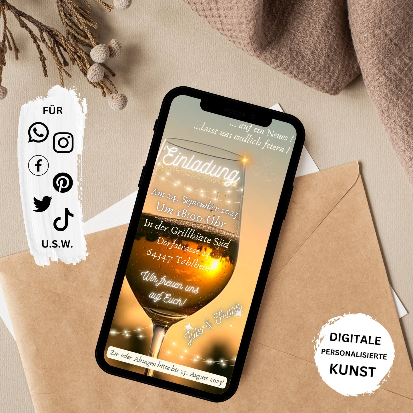 eCARD - Animierte Einladungskarte Geburtstag - eCARD4you