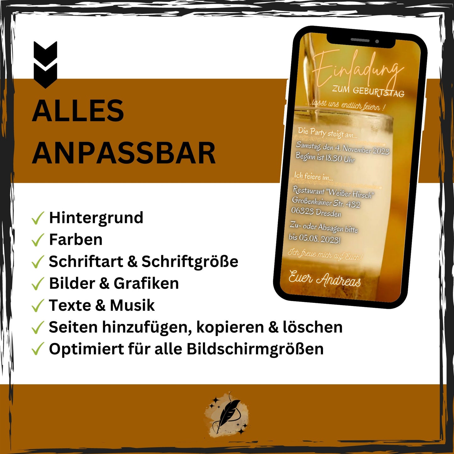 eCARD - Einladung Geburtstagsfeier Bierparty - eCARD4you