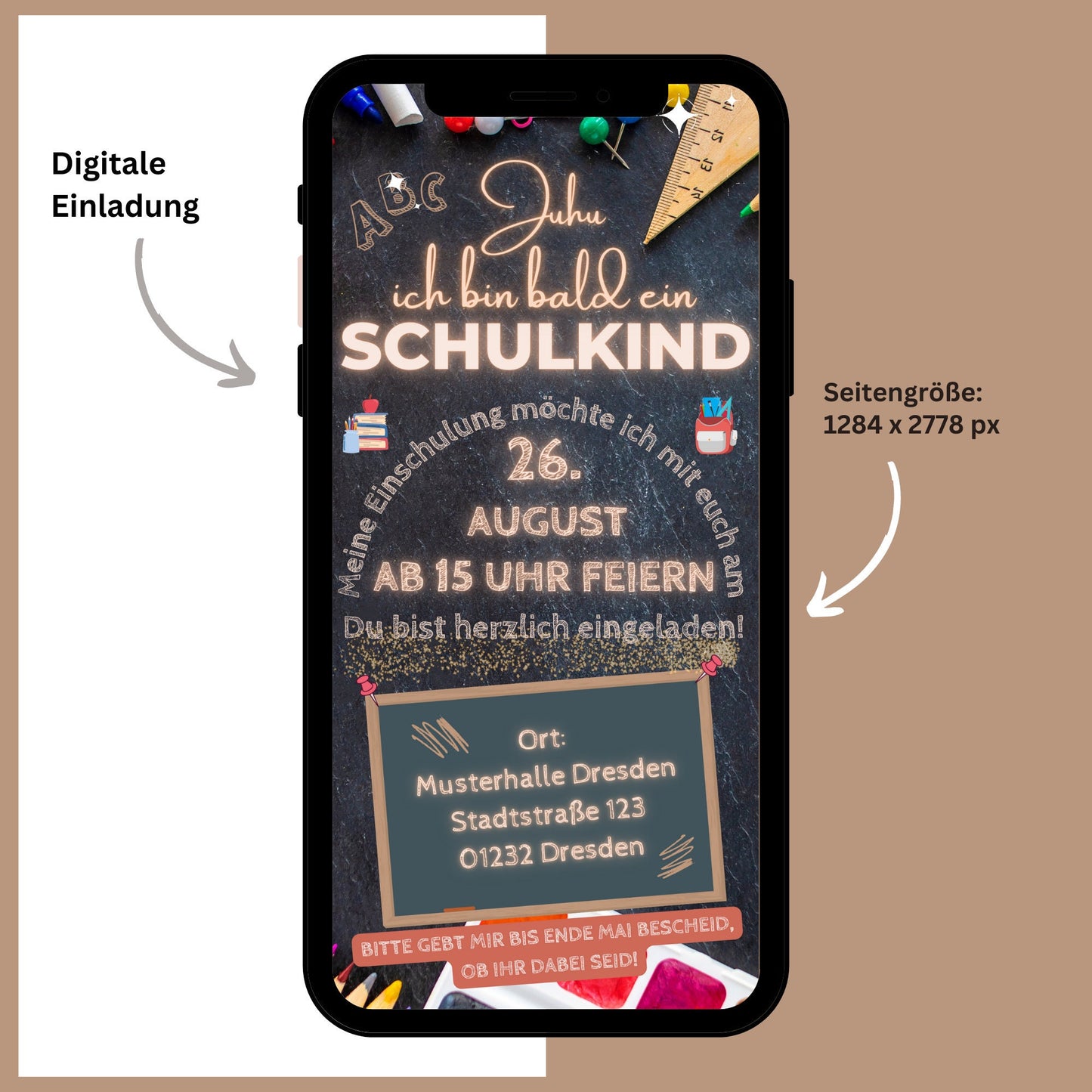 eCARD - Animierte Einladung Schuleinführung - eCARD4you