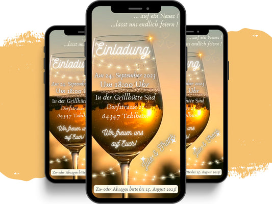 eCARD - Animierte Einladungskarte Geburtstag - eCARD4you