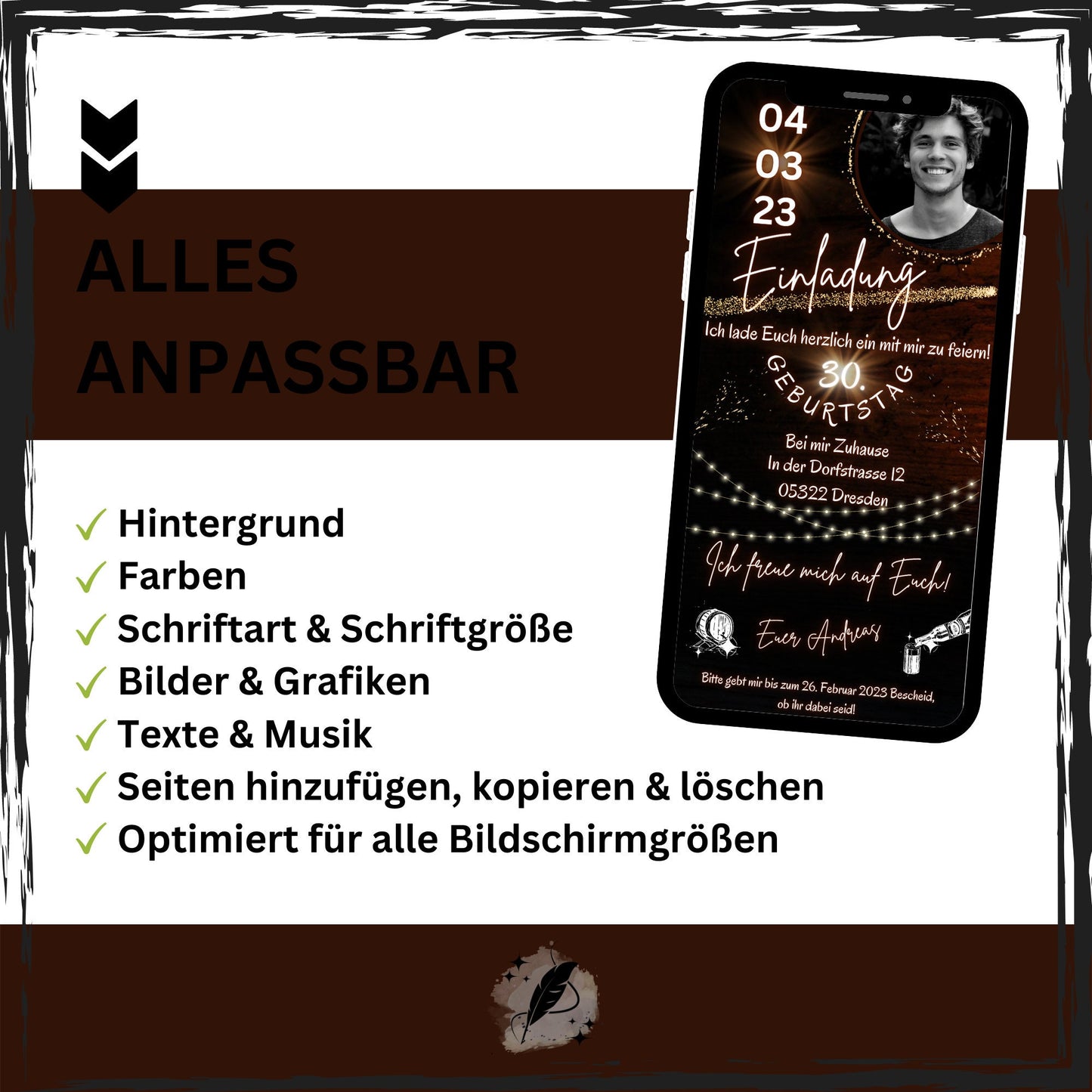 eCARD - Animierte Einladungskarte Geburtstag - eCARD4you