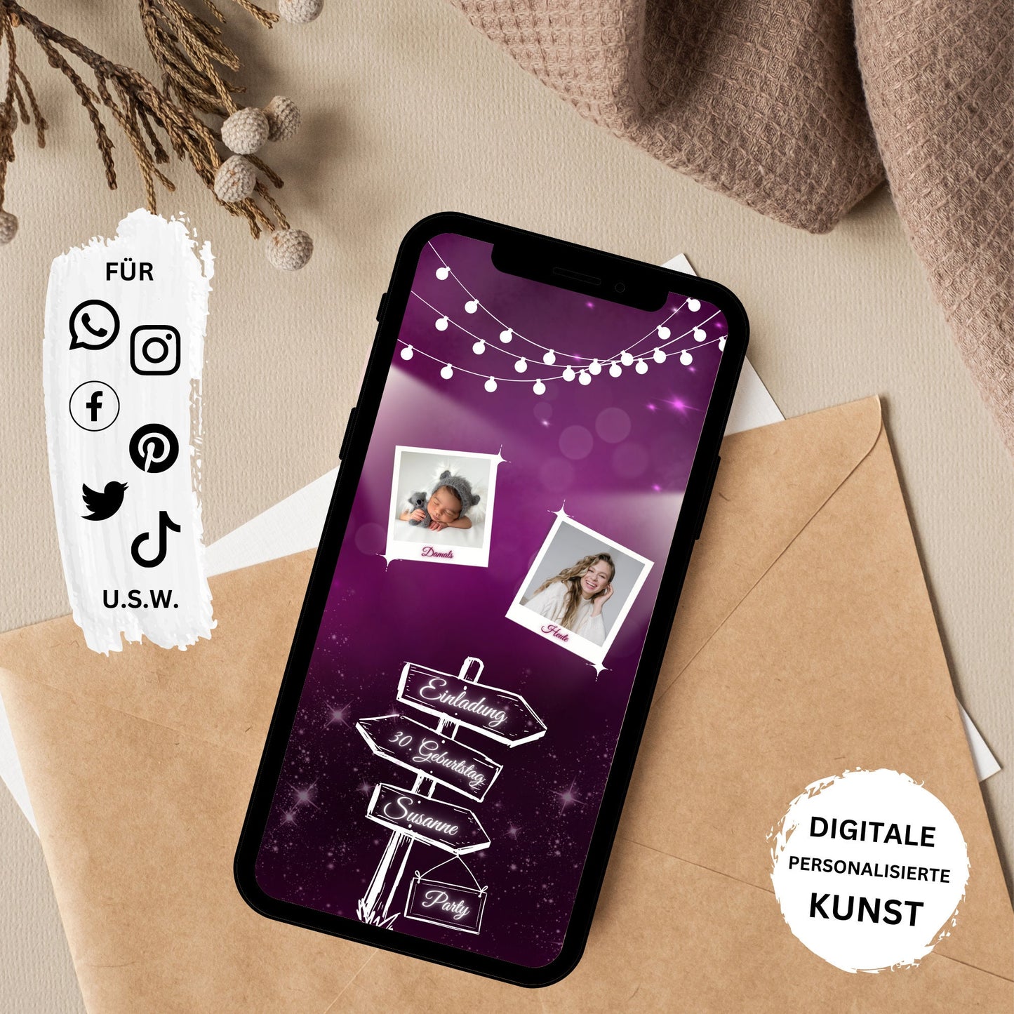 eCARD - Animierte Einladungskarte Geburtstag - eCARD4you