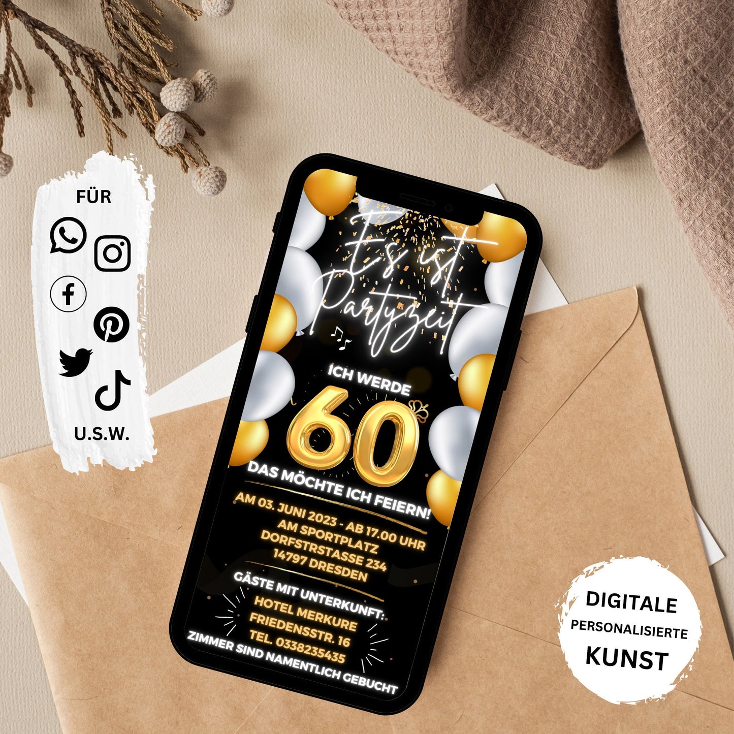 eCARD - Animierte Einladungskarte Geburtstag - eCARD4you
