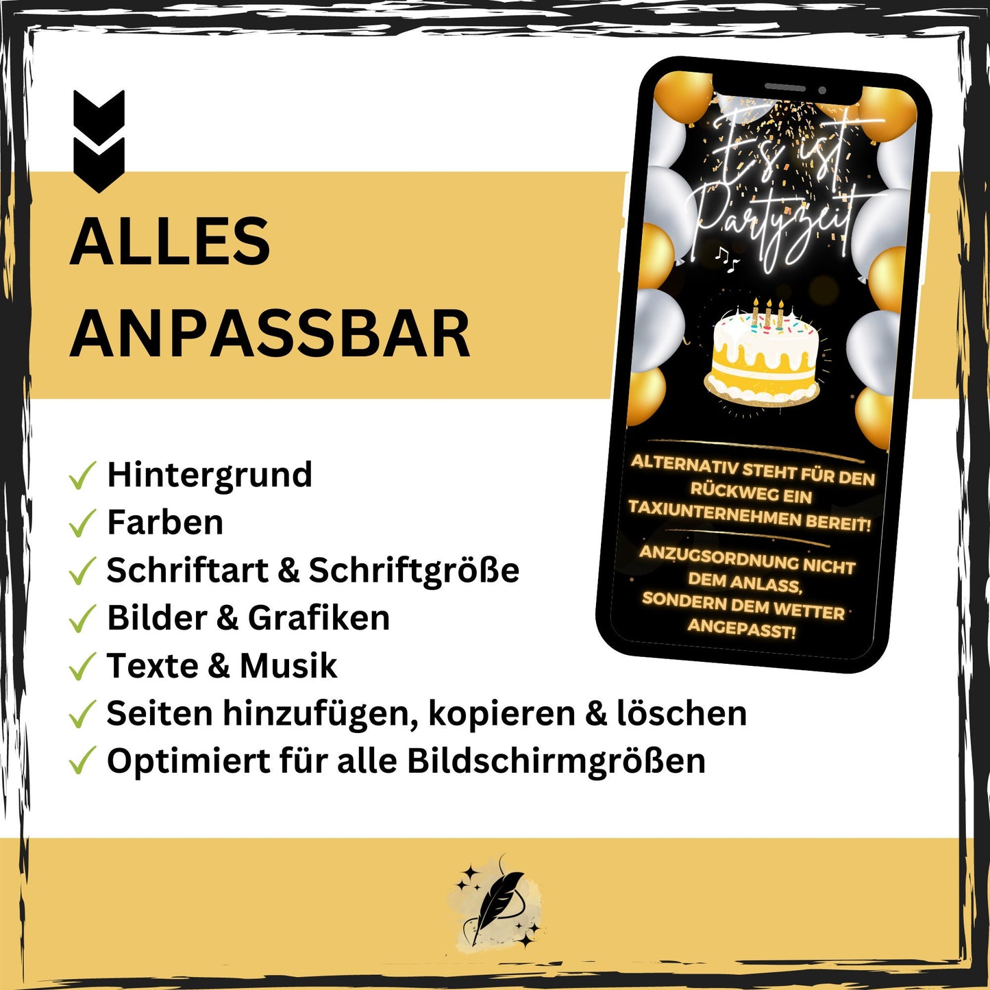 eCARD - Animierte Einladungskarte Geburtstag - eCARD4you