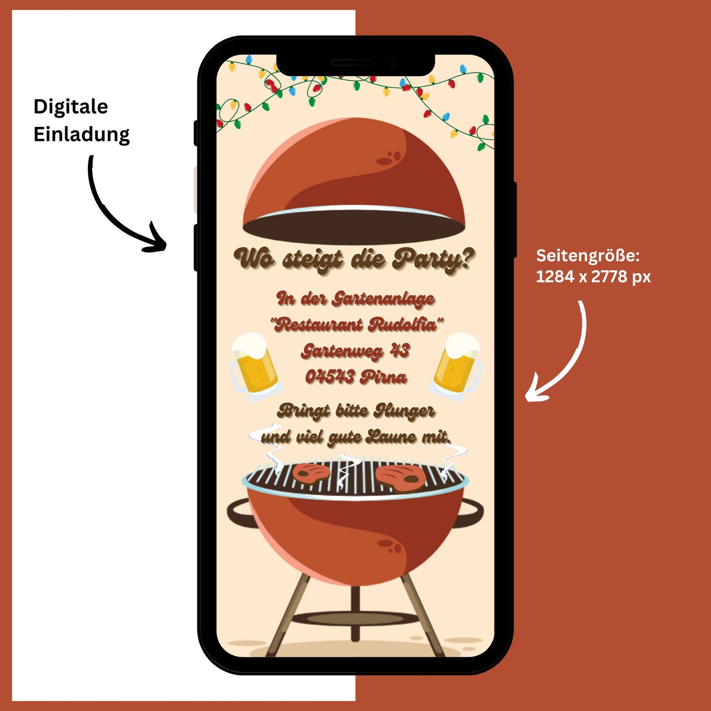 eCARD - Einladung Gartenparty Grillparty Geburtstag - eCARD4you