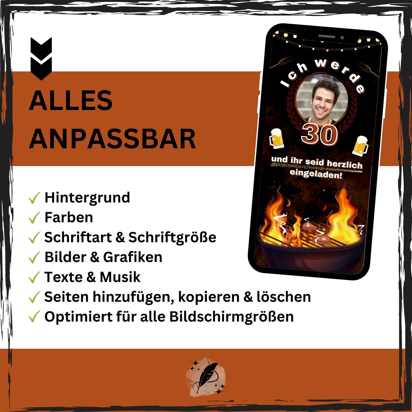 eCARD - Einladung Gartenparty Grillparty Geburtstag - eCARD4you