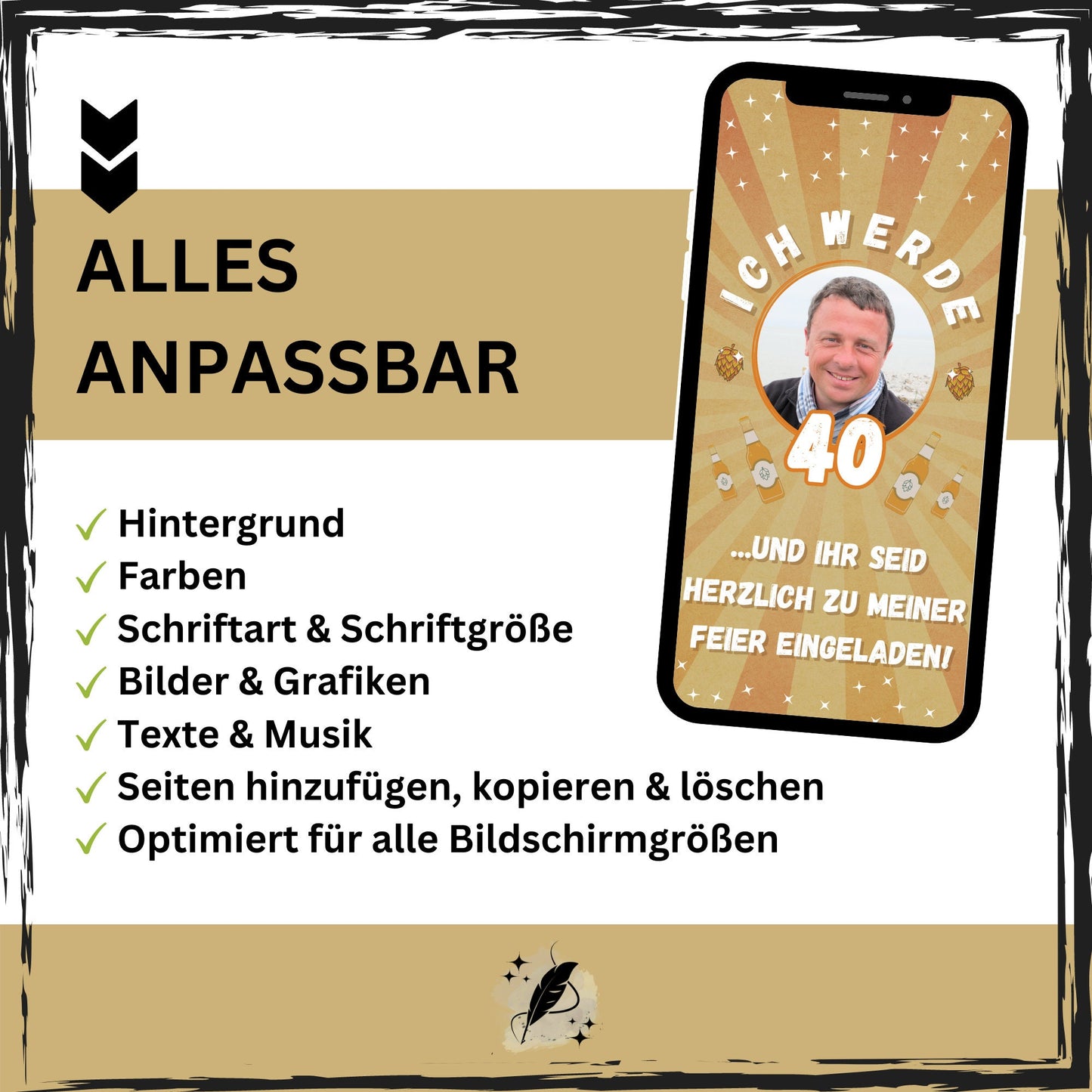 eCARD - Animierte Einladungskarte Geburtstag - eCARD4you