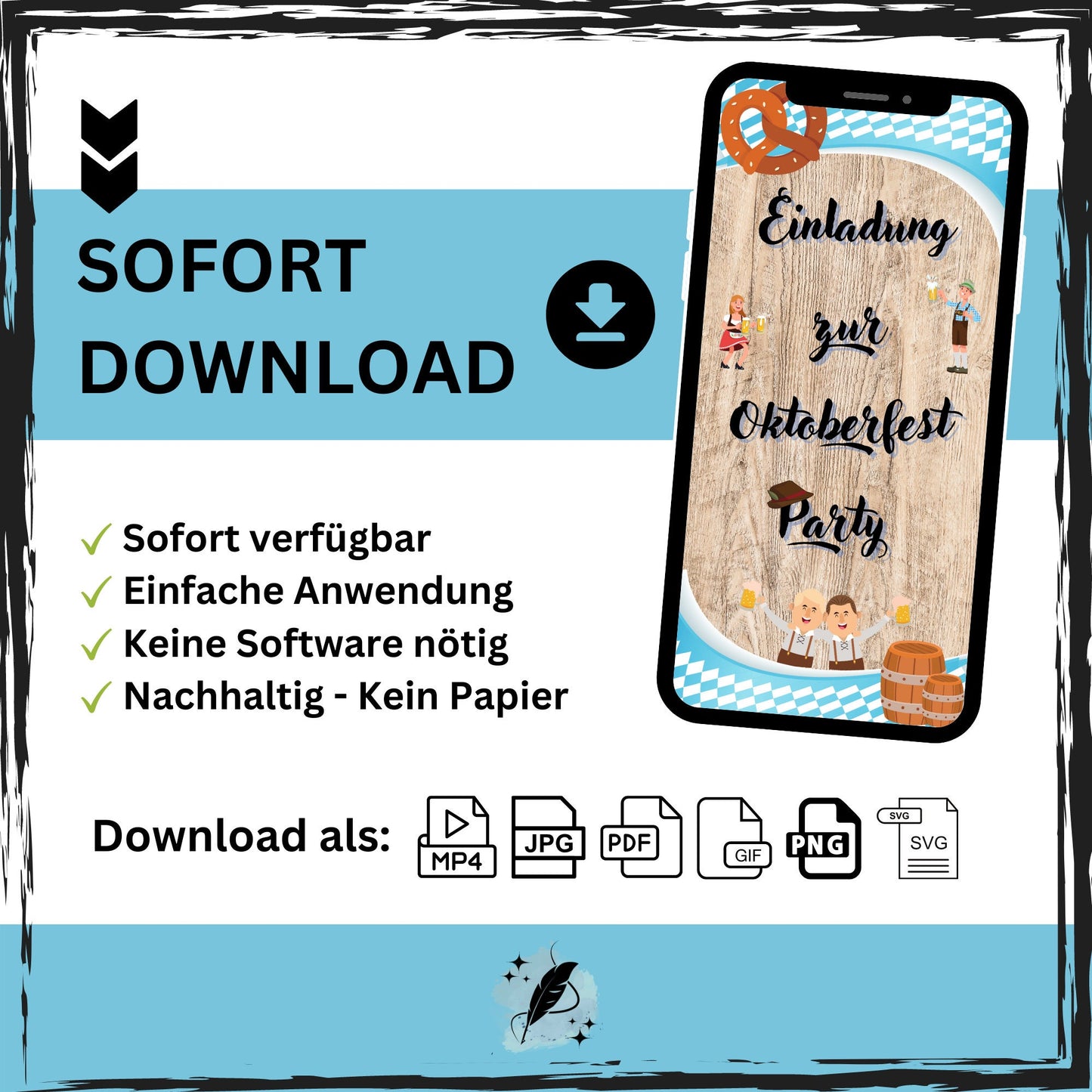 eCARD - Oktoberfest Einladungskarte Geburtstag - eCARD4you