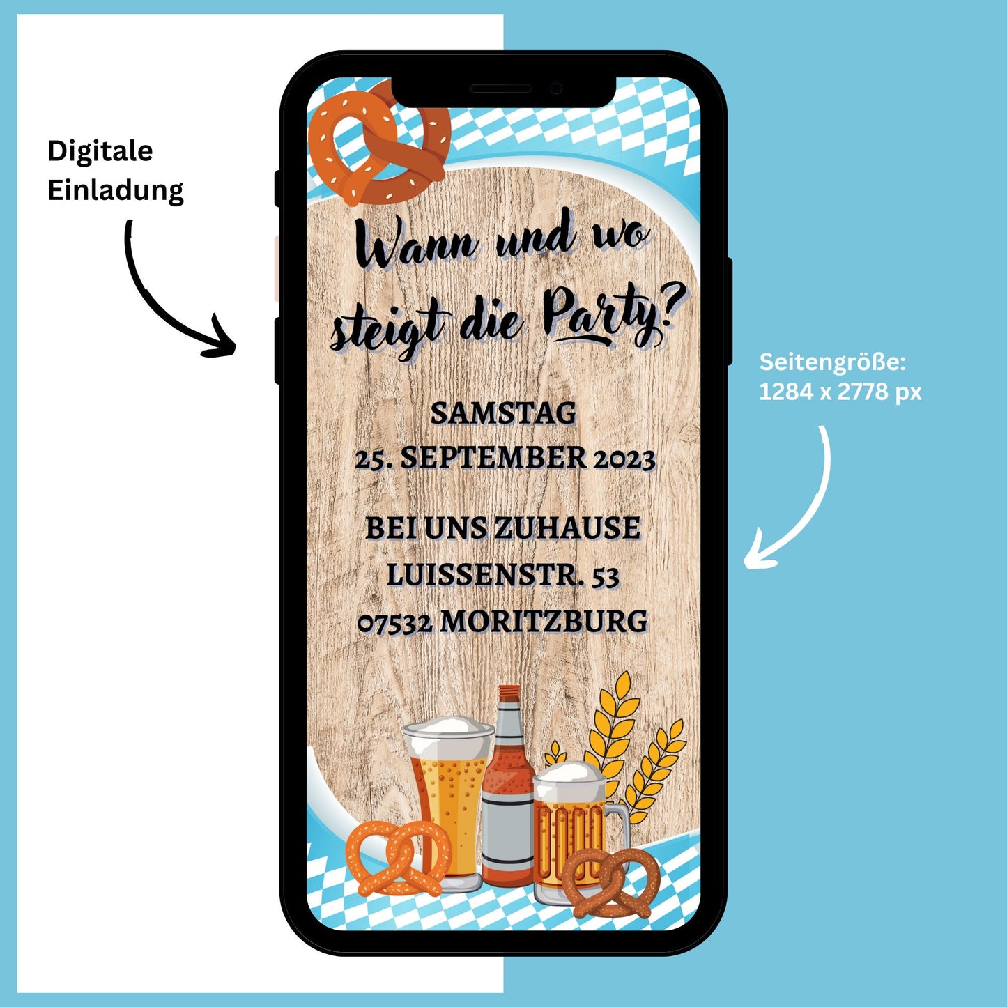 eCARD - Oktoberfest Einladungskarte Geburtstag - eCARD4you