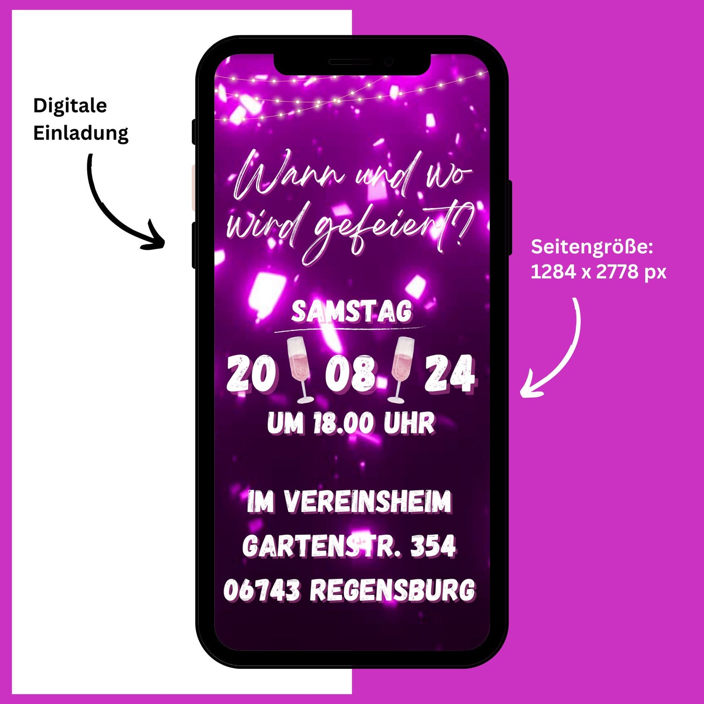 eCARD - Animierte Einladungskarte Geburtstag - eCARD4you
