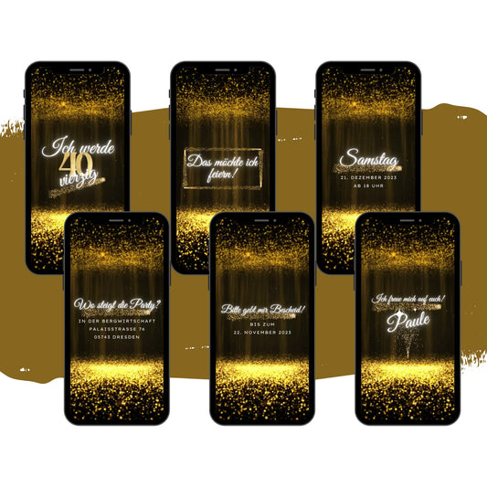 eCARD - Animierte Einladungskarte Geburtstag - eCARD4you