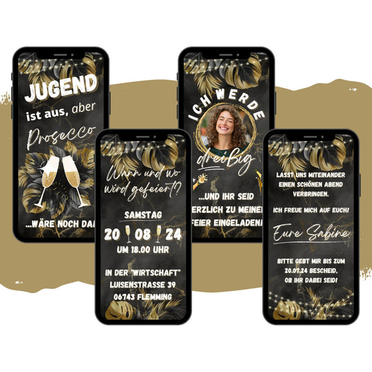 eCARD - Animierte Einladungskarte Geburtstag - eCARD4you